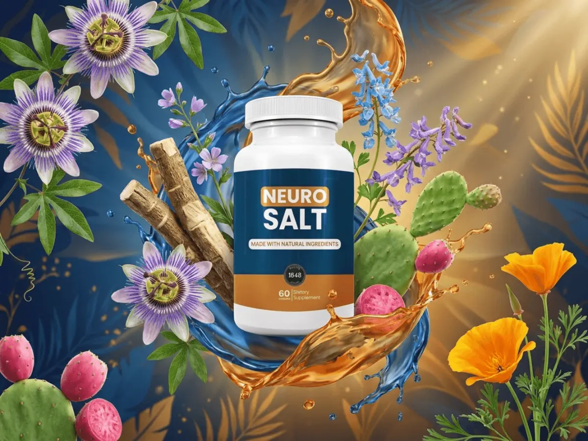 NeuroSalt five botanical ingredients for nerve health support